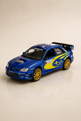 Subaru Impreza WRC 2007 Metal Çek Bırak Araç 12 cm