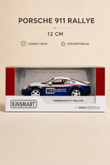 Porsche 911 Rallye 12 cm Lisanslı Kutulu Metal Model Araba