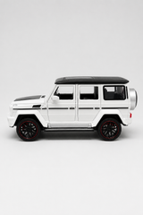 Lüks SUV Serisi - Off Road Model 1:24 Işıklı Çek-Bırak - Beyaz