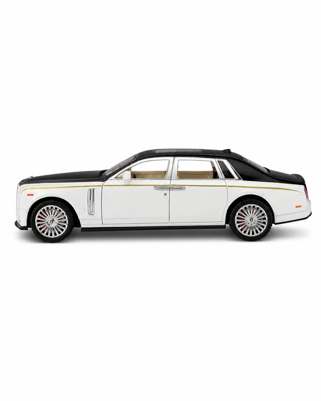 Prestij Serisi - Klasik Sedan 1:24 Metal Işıklı Çek-Bırak Araba