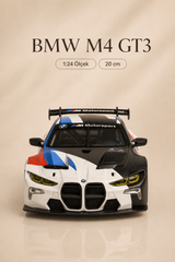 BMW M4 GT3 M Motorsport Desenli 1:24 Ölçek 20 cm Koleksiyonluk Model Araba