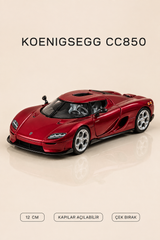 Koenigsegg CC850 Metal Çek Bırak Araç 12 cm - 4 Renk Seçeneği
