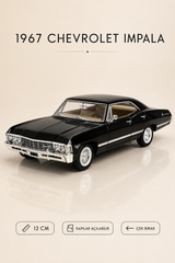 1967 Chevrolet Impala Metal Çek Bırak Araç 12 cm - 4 Renk Seçeneği