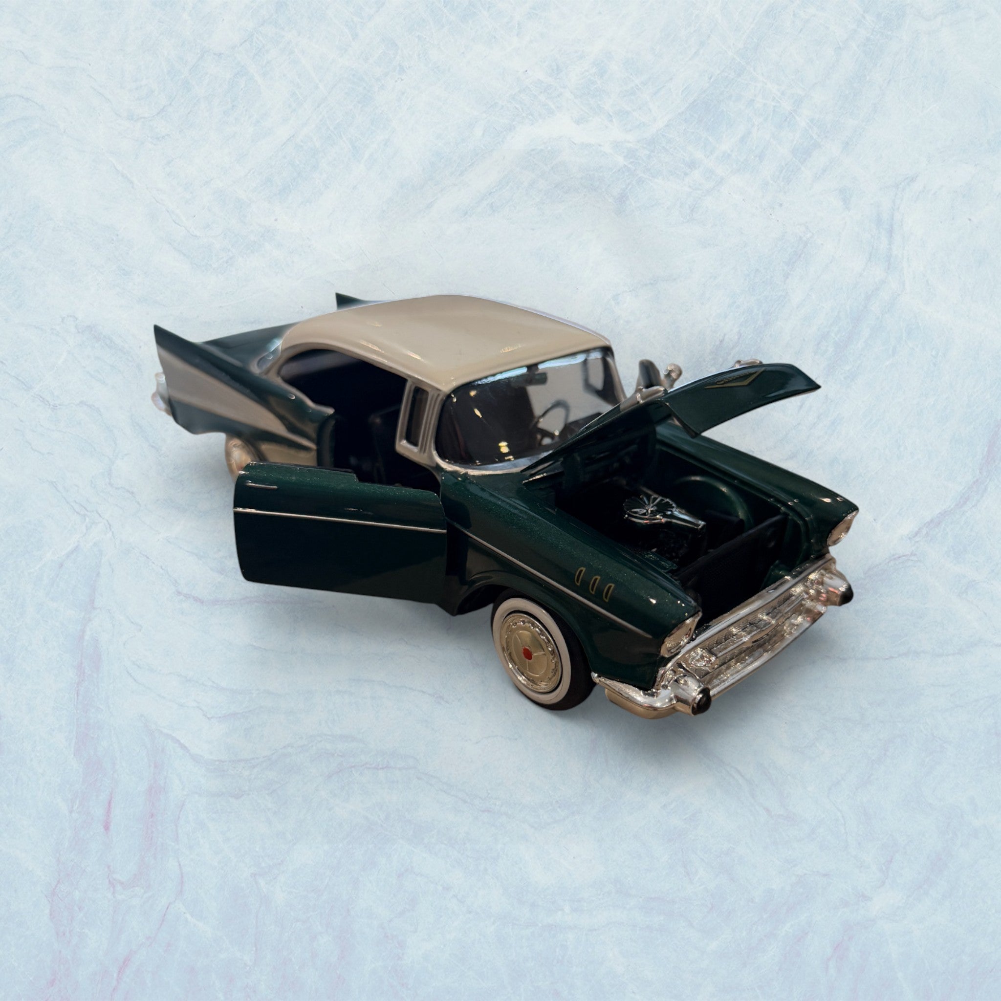 1957 Model Chevy 1:24 Ölçek Metal Araba