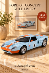 Motormax Gulf Ford GT Concept 1:24 Metal Model Araba – MM-79641 – Ana Gorsel