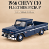 Motormax 1966 Chevrolet C10 Fleetside Pickup 1:24 Metal Model Araba