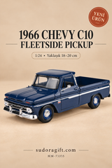 Motormax 1966 Chevrolet C10 Fleetside Pickup 1:24 Metal Model Araba – MM-73355 – Ana görsel