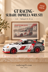Motormax GT Racing Subaru Impreza WRX STI 1:24 Metal Model Araba – MM-73913 – Sol görünüm