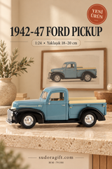 Motormax 1942–47 Ford Pickup 1:24 Metal Model Araba – MM-79388 – Sol görünüm