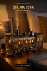 Tren Hava Nemlendirici ve Aroma Difüzör - 24x14 cm - Antik Bronz