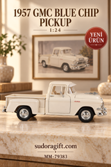 Motormax 1957 GMC Blue Chip Pickup 1:24 Metal Model Araba – MM-79383 – Sag Gorunum