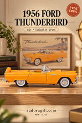 Motormax 1956 Ford Thunderbird Cabrio 1:24 Metal Model Araba – MM-73215 – Sağ görünüm