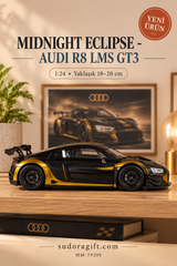 Motormax Midnight Eclipse Audi R8 LMS GT3 1:24 Metal Model Araba – MM-79208 – Sağ görünüm