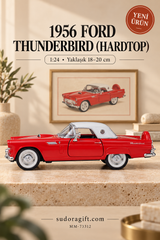 Motormax 1956 Ford Thunderbird Hardtop 1:24 Metal Model Araba – MM-73312 – Sol görünüm