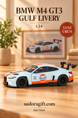 Motormax Gulf BMW M4 GT3 1:24 Metal Model Araba – MM-79669 – Sol Gorunum