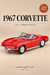Motormax 1967 Chevrolet Corvette 1:24 Metal Model Araba – MM-73224 – Ana görsel