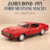 Motormax James Bond 1971 Ford Mustang Mach I 1:24 Metal Model Araba